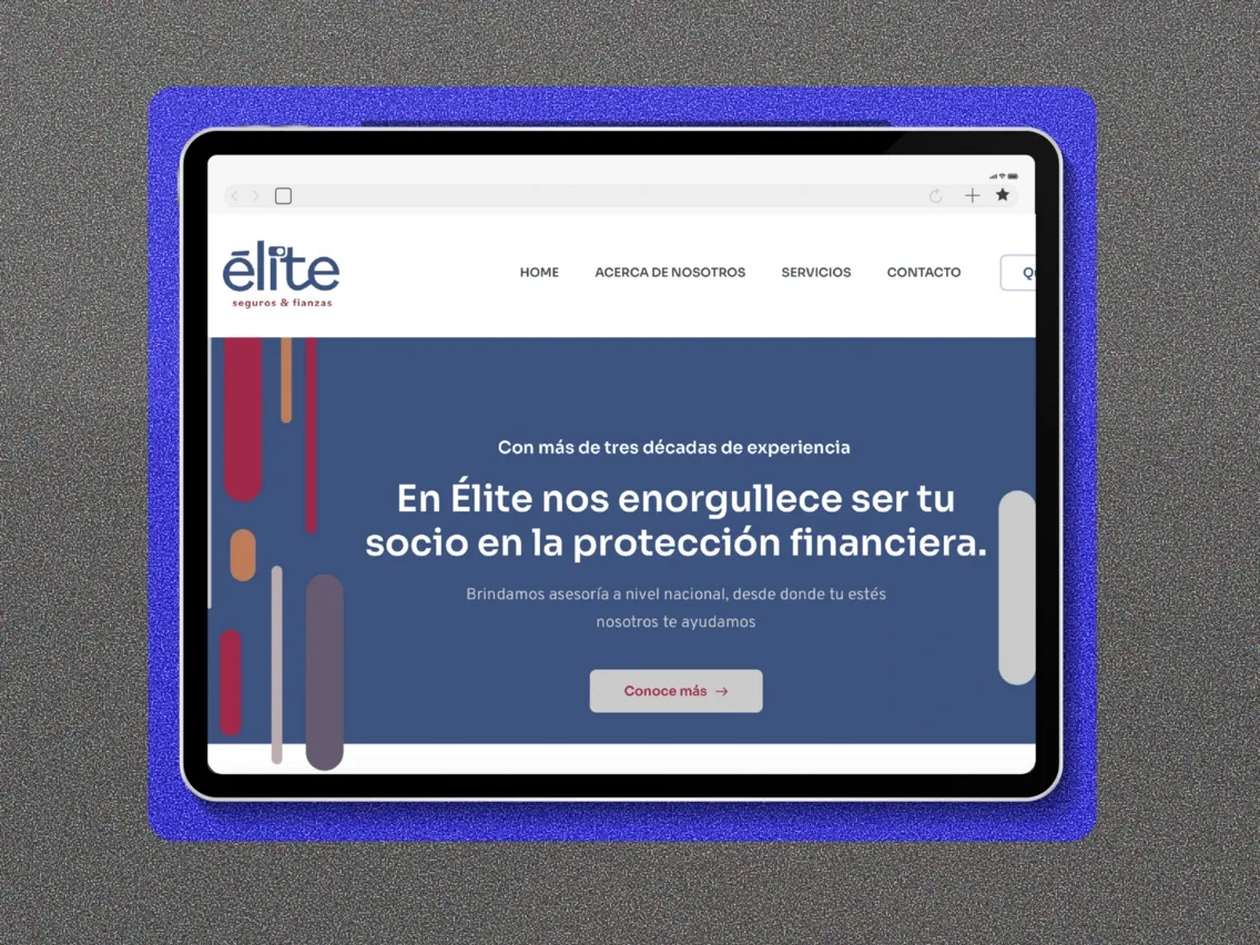 Élite Seguros — Identidad y web